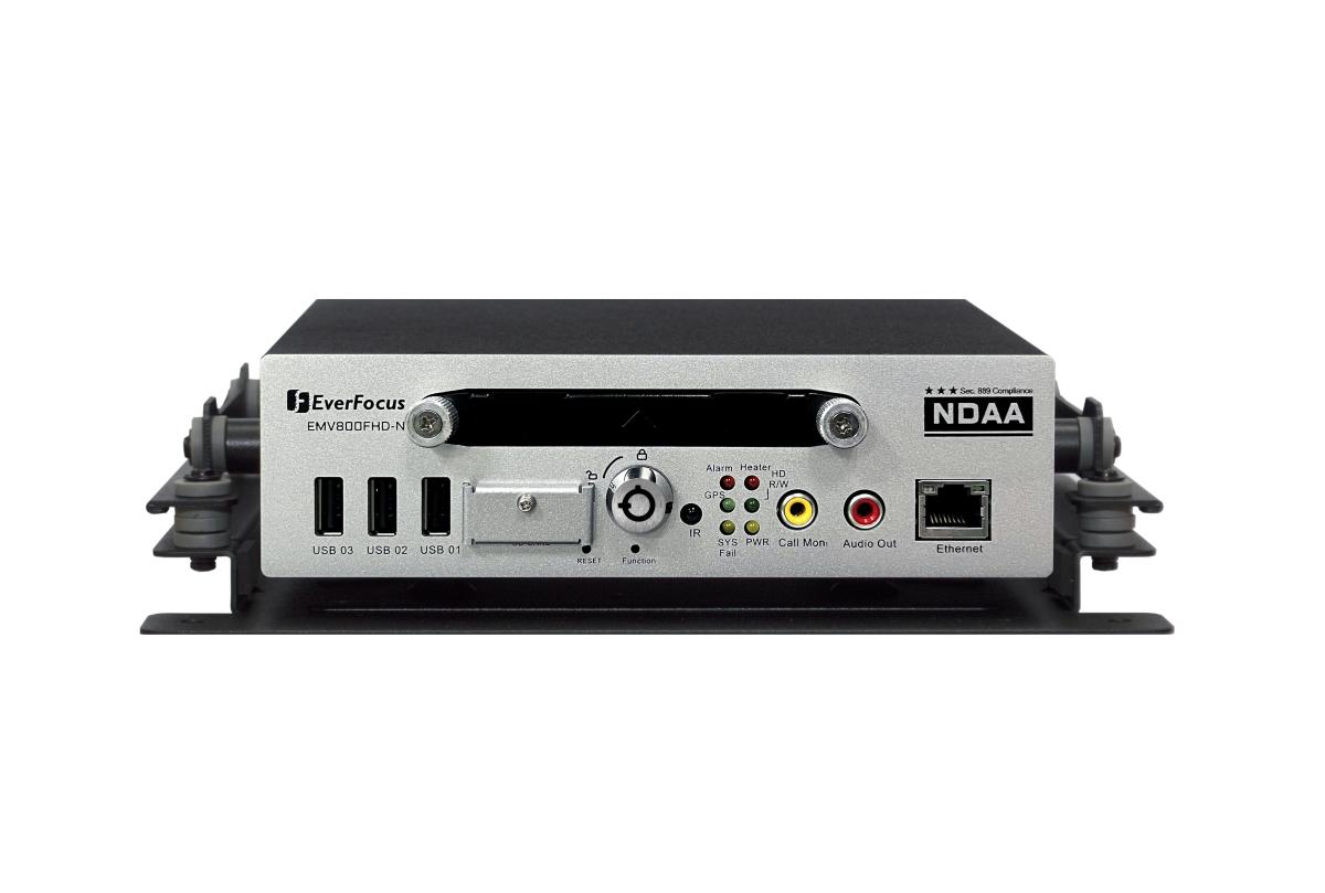 LOGSER AG - HYBRID Video Rekorder EVERFOCUS EMV800 FHD-N (Bus- und Bahn zugelassen)