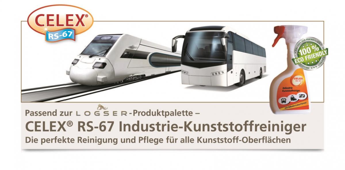 LOGSER AG - Kunststoffreiniger für Bus- und Bahn, Camper, Fensterrahmen u.v.m. mit Nikotinlöser 